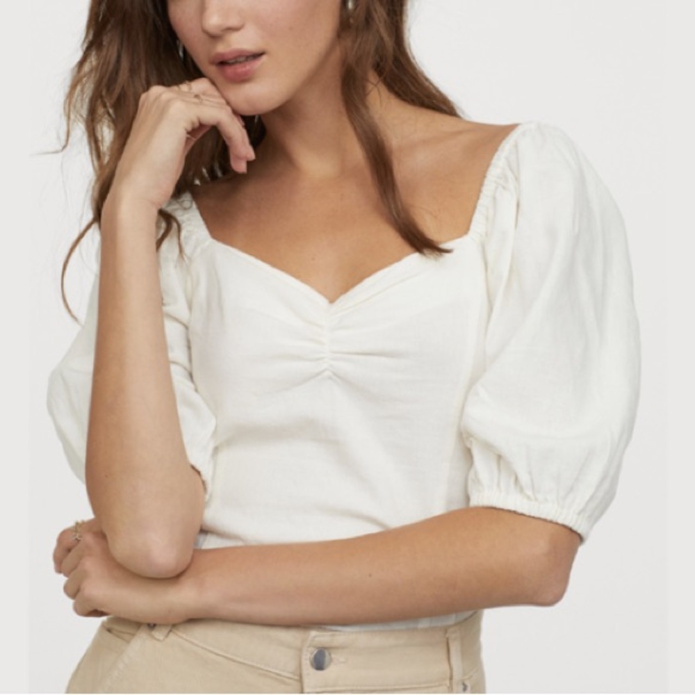 H&M linen top
